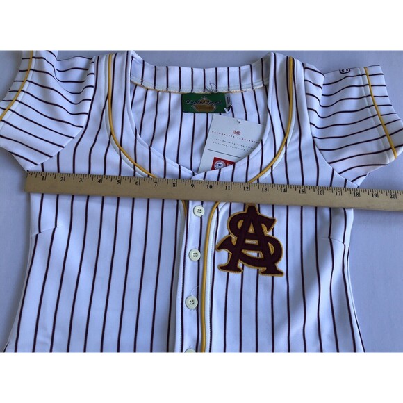 Arizona State University Baseball Jersey Dress Reggie Jackson#24 Women's L NWT - Picture 12 of 13